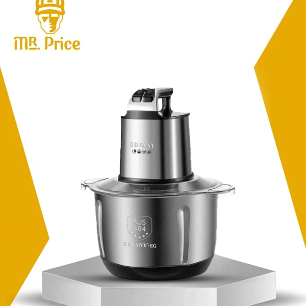 Sokany 1000W electric chopper and mincer with 5.5L stainless steel bowl and 6 blades Sokany 1000W electric chopper and mincer with 5.5L stainless steel bowl and 6 blades