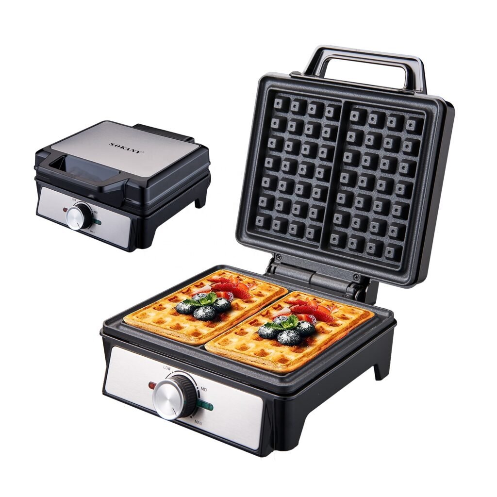 وافل ميكر سوكاني 2 قطعة فوليم 1600 وات موديل SK-08025