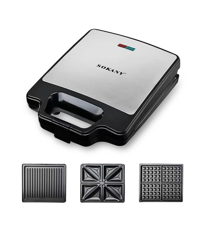 ساندوتش ميكر سوكاني 3×1 بقدرة 1400 وات موديل KJ-852