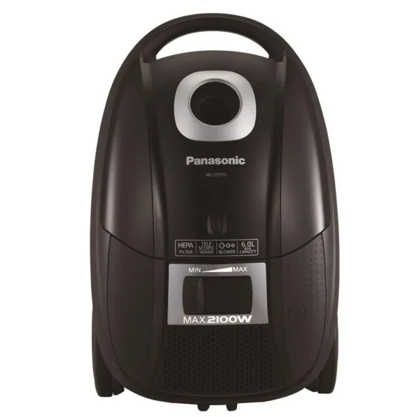 مكنسة باناسونيك كهربائية 2100 وات فلتر HEPA وكيس غبار 6 لتر – صناعة ماليزية – موديل MC-CG715K