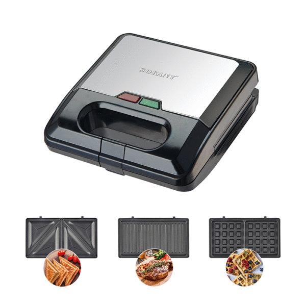 ساندوتش ميكر سوكاني 3 × 1 750 وات موديل KJ-303