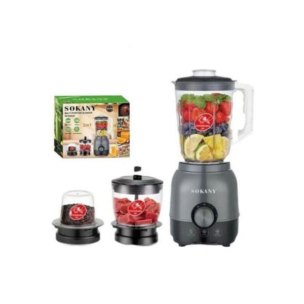 خلاط سوكاني3*1 1500وات سعة 1.6 لتر موديل SK-03062N