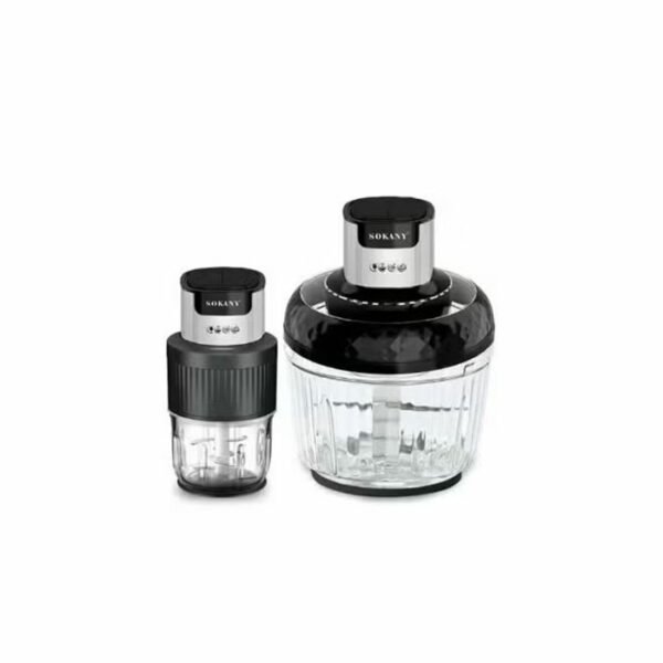 كبة سوكاني زجاج 800 وات سرعتين 2 دورق (3لتر مع 1/2لتر) موديل SK-06008