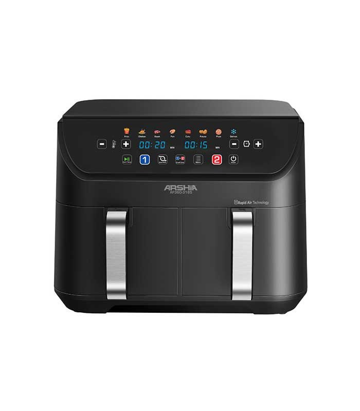 AF360-3185 قلاية هوائية مزدوجة السلة أرشيا 9 لتر 2800 وات - AF360-3185