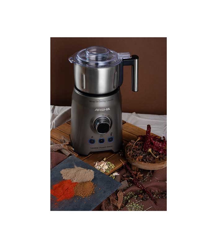 خلاط أرشيا 2 في 1 مع مطحنة – 1.5 لتر – 1200 وات – موديل BL014-2716