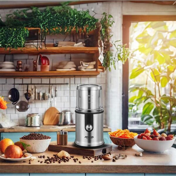 مطحنة قهوة ستانلس ستيل أرشيا 110 جم – 400 وات – موديل CG106-2568