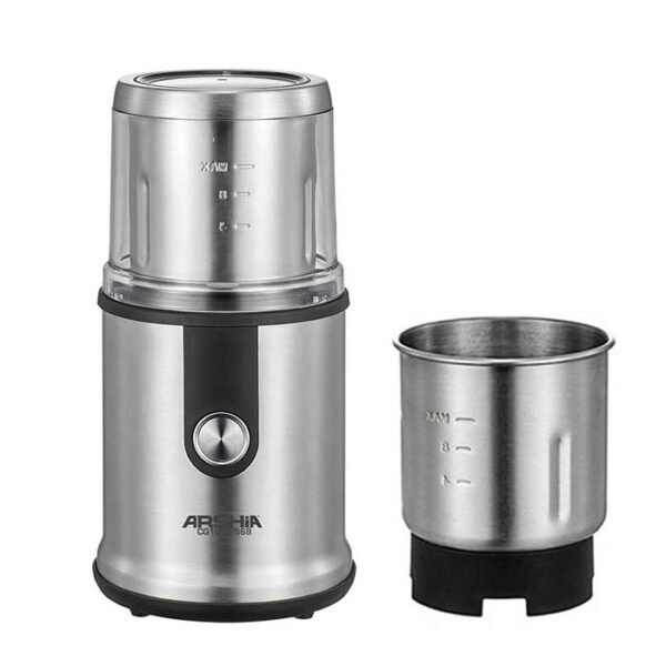 مطحنة قهوة ستانلس ستيل أرشيا 110 جم – 400 وات – موديل CG106-2568