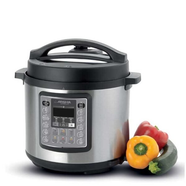 حلة ضغط ديجيتال استانلس ستيل أرشيا 6 لتر - EP118-2372