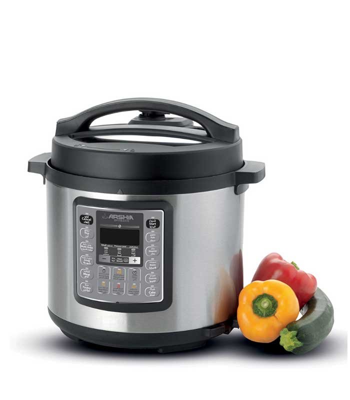 حلة ضغط ديجيتال استانلس ستيل أرشيا 6 لتر - EP118-2372