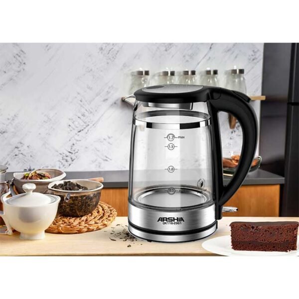 غلاية زجاجية مزدوجة الجدار أرشيا 1.7 لتر – ARSHIA GK116-3068
