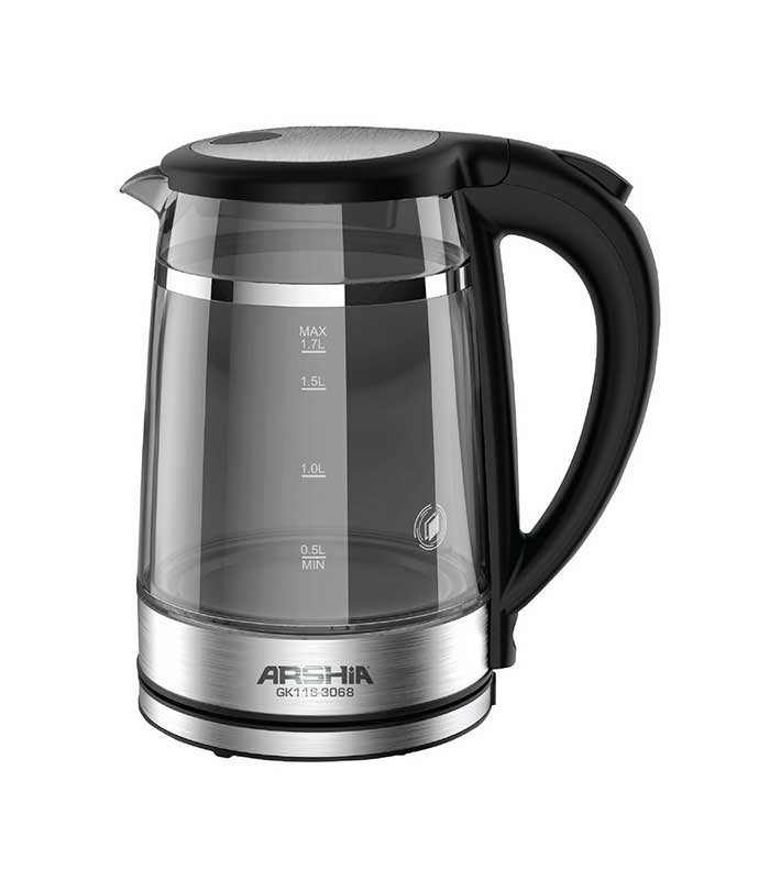 غلاية كهربائية أرشيا 1.7 لتر – 2200 وات – EK130-3389 | غلي سريع وآمن بتصميم أنيق وعملي