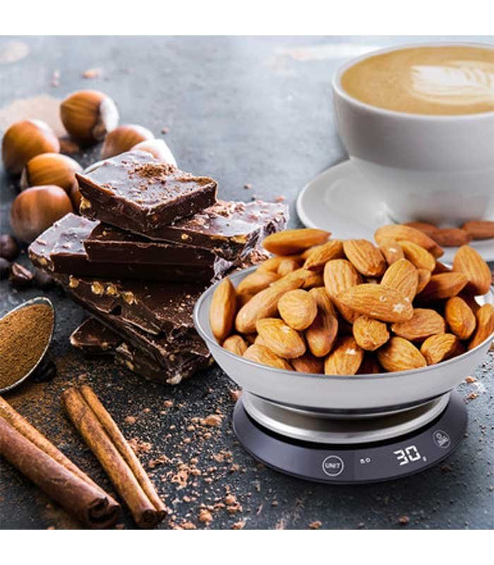 ميزان مطبخ ديجيتال أرشيا مع وعاء ستانلس 5 كجم - KS145-2619