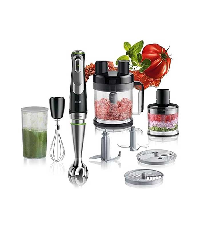 طقم هاند بلندر براون مالتي كويك 1200 وات - N.M.MQ9185