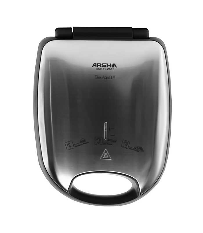 ساندوتش ميكر أرشيا 1200 وات 3×1 - SM116-2515