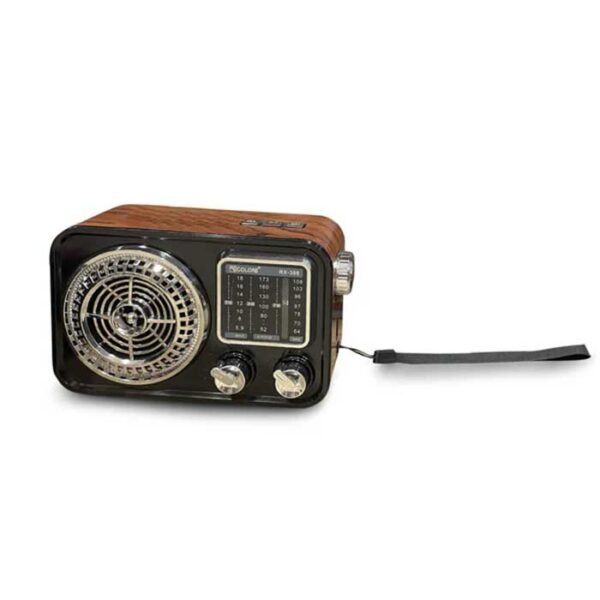 راديو جولون RX-388 كلاسيكي محمول بترددات FM/AM/SW وصوت نقي قوي – يعمل بالكهرباء أو البطاريات