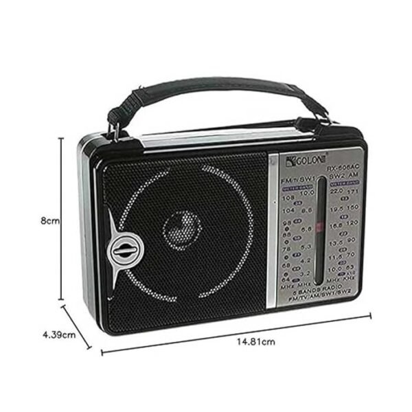 راديو كلاسيكي جولون RX-606AC – 4 نطاقات (AM/FM/SW1/SW2) – GOLON Classic Radio